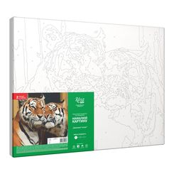 Товари для малювання - Набір для малювання Rosa Закохані тигри живопис за номерами (N00013245)
