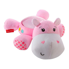 Мобайли, нічники, проектори - Нічник-проектор Fisher-Price Гіпопотам музичний (FGG89)