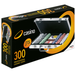 Настільні ігри - Покерний набір Cayro 300 фішок в кейсі (DR-300)