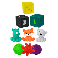 Развивающие игрушки - Игровой набор Infantino Развивающие игрушки в тубусе (216289I)