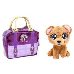 М'які тварини - М'яка іграшка Funville Cutekins Домашні улюбленці у сумочках Ведмедик 10 см (FV35061/2)