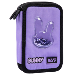 Пеналы и кошельки - ​Пенал Yes HP-01 Shiny Bunny твердый двойной (533708)