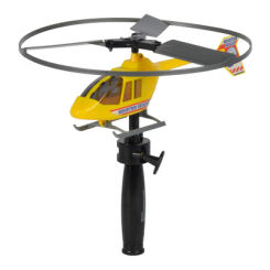 Транспорт і спецтехніка - Іграшковий гелікоптер Simba жовтий із пусковим пристроєм (7207941-4)