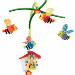 Підвіски, мобілі - Іграшка підвісна механічна Бджолиний будиночок CHICCO (67099 00) (67099.00)