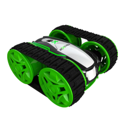 Радиоуправляемые модели -  Машинка Exost Mini flip tank зеленая (20261-1)