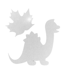 Наборы для творчества - Набор светоотражающих наклеек Vangroup Динозаврик (4820407329933)