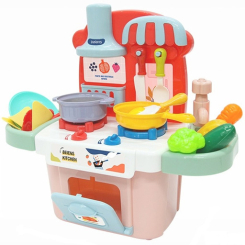 Детские кухни и бытовая техника - Детская кухня Beiens красная (М2356red)