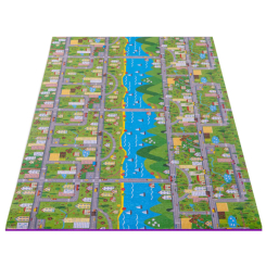 Развивающие коврики - Коврик детский развивающий Парковый городок SP-Planeta TY-8779 2м х 1,2м х 0,8см