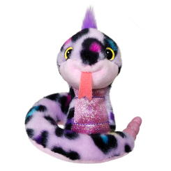 Мягкие животные - Мягкая игрушка Aurora Змея розовая 14 см (230786A)