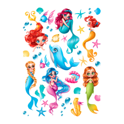 Косметика - Набор тату для тела Arley Sign Русалочки (1802) Косметика - Набор тату для тела Arley Sign Русалочки (1802)