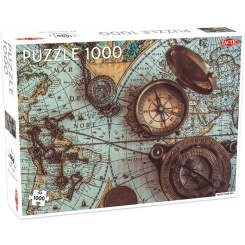 Пазли - Пазл Tactic Вінтажна морська карта 1000 елементів (56756) Пазли - Пазл Tactic Вінтажна морська карта 1000 елементів (56756)