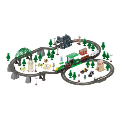 Залізниці та потяги - Ігровий набір Otamanko Мандрівний експрес Зелений 118 деталей (532.03.22) Залізниці та потяги - Ігровий набір Otamanko Мандрівний експрес Зелений 118 деталей (532.03.22)