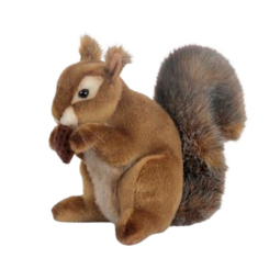 М'які тварини - М'яка іграшка Hansa Білка з горішком 22 см (4806021920374) М'які тварини - М'яка іграшка Hansa Білка з горішком 22 см (4806021920374)
