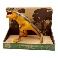 Фигурки животных - Интерактивная игрушка Bibi Toys Динозавр желто-зеленый (762190BT/4)