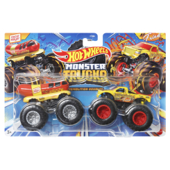Автомодели - Игровой набор Hot Wheels Monster Trucks Внедорожники Oskar Mayer vs All friend (FYJ64/HWN64)