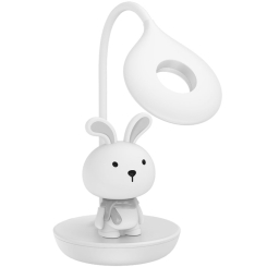 Меблі для геймерів - Настільна LED лампа Bunny білий (K24-492-1-1) Меблі для геймерів - Настільна LED лампа Bunny білий (K24-492-1-1)