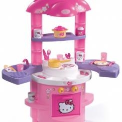 Дитячі кухні та побутова техніка - Ігровий набір Кухня Hello Kitty Smoby (24470) (024470)