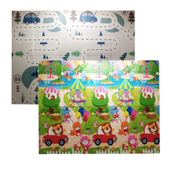 Розвивальні килимки - Дитячий Термокилимок складаний Bambi 33502 195х148 см Цирк (62545s75168)
