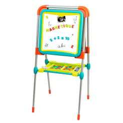 Детская мебель - Мольберт двухсторонний Буквы и Цифры с подставкой Smoby OL32439