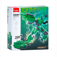 Конструкторы с уникальными деталями - Конструктор Sluban Робот 554 деталей (M38-B1297) Конструкторы с уникальными деталями - Конструктор Sluban Робот 554 деталей (M38-B1297)