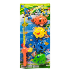 Іграшки для ванни - Ігровий набір Рибалка Bambi SFY-6129 вудка рибки Помаранчевий (46153s56325)