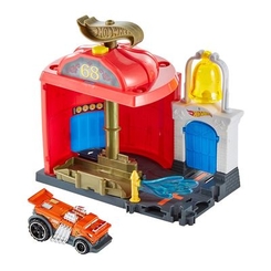Коллекционные автомодели - Набор Hot Wheels Необычайные приключения в городе Пожарная станция (FRH28/FRH29)