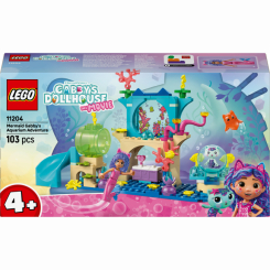 Конструктори LEGO - Конструктор LEGO Gabby's Dollhouse Акваріумні пригоди русалоньки Ґаббі (11204)