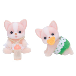 Фигурки животных - Набор Щенки Чихуахуа-двойняшки Sylvanian Families (3242)