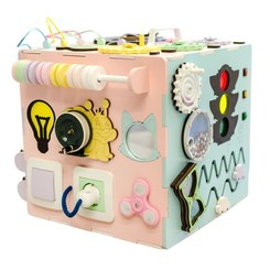 Розвивальні іграшки - Міні-ігровий комплекс Bona Mente Бізікуб Зефірка дівчинка (4823720032207)
