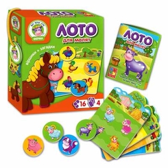 Классические игры - Лото Ферма Vladi Toys украинская версия (VT2100-03)