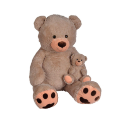 М'які тварини - Велика м'яка іграшка Ведмедик з малюком 100 см Nicotoy OL186006