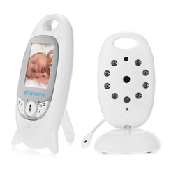 Товари для догляду - Відеоняня Baby monitor VB601 бездротова зі зворотнім зв'язком і датчиком температури Білий (100236)