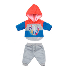 Одежда и аксессуары - Набор одежды для куклы Baby Born Трендовый спортивный костюм синий (826980-2)