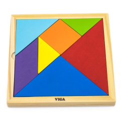 Головоломки - Набір для навчання Viga Toys Танграм (55557)