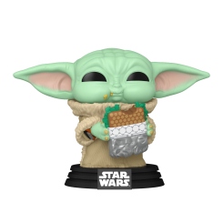 Фигурки персонажей - Фигурка Funko Pop Star Wars Мандалорец и Грогу Грогу с сэндвичем (90821)