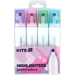 Канцтовары - Набор маркеров Kite Highlighters creative pastel colors (K24-1145-4)