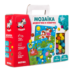 Обучающие игрушки - Обучающая игра Vladi Toys Мозаика Ферма (ZB2002-01)