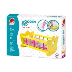 Меблі та будиночки - Ігровий набір Roter Kafer Маленьке ліжко для ляльки (RW1205)