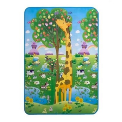 Намети, бокси для іграшок - Дитячий двосторонній килимок Limpopo велика жирафа та веселощі тварин (LP008-120) (2028016)