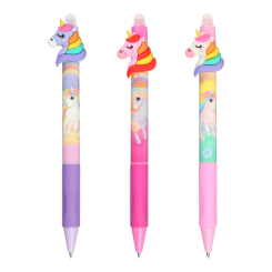 Ручка гелевая ZiBi Kids line Unicorn пиши-стирай в ассортименте (ZB.2214-99)