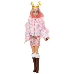 Куклы - Кукла Barbie Cutie Reveal Зимний блеск Олененок (HJL61)