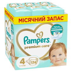 Товари для догляду - Підгузки Pampers Premium care Maxi 9-15 кг 174 шт (8006540855935)