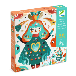 Набори для творчості - Набір для аплікації з фольгою DJECO Дюймовочка (DJ09525)