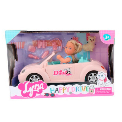 Куклы - Игровой набор Shantou Yisheng Кукла Лия в автомобиле блондинка (4610/2)