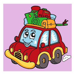 Товари для малювання - Картина за номерами Qbee Весела автівка 25 х 25 см (QB900-071) Товари для малювання - Картина за номерами Qbee Весела автівка 25 х 25 см (QB900-071)