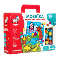 Обучающие игрушки - Обучающая игра Vladi Toys Мозаика Зоопарк (ZB2002-02)