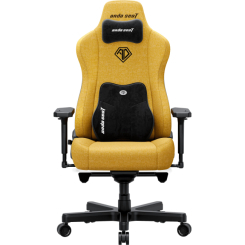 Меблі для геймерів - Крісло ігрове Anda Seat Kaiser 3E XL Bright Yellow Fabric (AD23YC-XL-09-Y-CF-Y01)