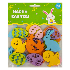 Аксессуары для праздников - Наклейки Apli Krapli Микс Пасхальный (2252538224016)