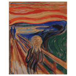 Товары для рисования - Картина по номерам Brushme Крик. Эдвард Мунк (BS322) Товары для рисования - Картина по номерам Brushme Крик. Эдвард Мунк (BS322)