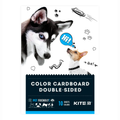 Канцтовары - Картон цветной Kite Dogs 10 листов А5 (K22-289) Канцтовары - Картон цветной Kite Dogs 10 листов А5 (K22-289)